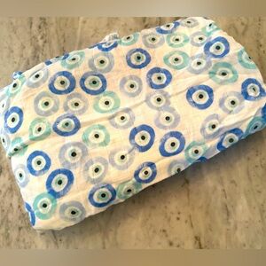 Evil eye Muslim swaddle used once! Jasmine and Marigold